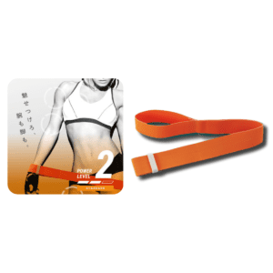 ELECOM – ECLEAR SPORTS 肌力訓練彈力帶 (Level 2-中階) 橙色