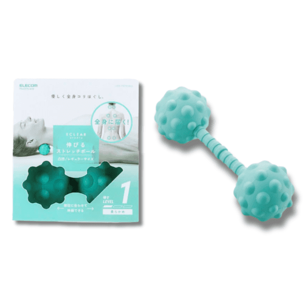 ELECOM - 台灣製 Eclear Sports 舒壓花生按摩球(初階深層)-Level 1｜肌肉放鬆筋膜球