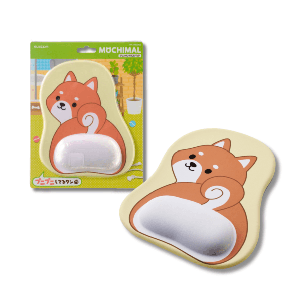 ELECOM – MOCHIMAL 動物鼠標腕墊【柴犬】｜超柔軟｜人體工學設計｜手腕托｜