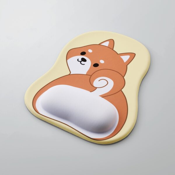 ELECOM – MOCHIMAL 動物鼠標腕墊【柴犬】｜超柔軟｜人體工學設計｜手腕托｜ - Image 4