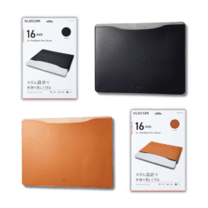 ELECOM - MacBook【16吋用】皮革電腦保護套 收納袋 BM-IBSVM2216