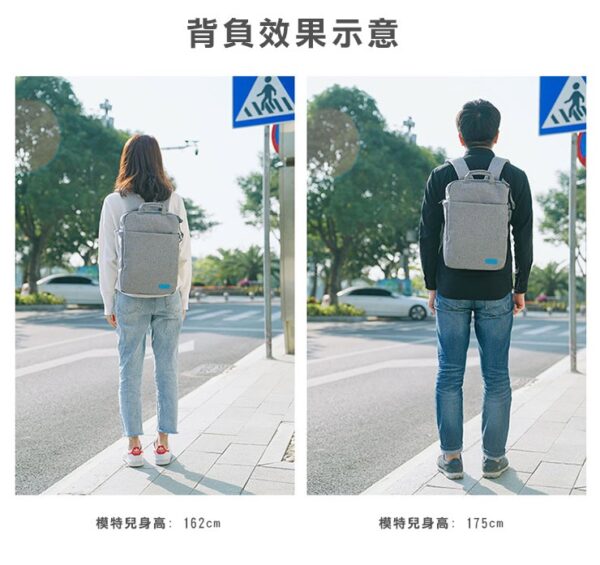 ELECOM - 多功能3WAY薄型帆布後背包 |日系背囊 - Image 7