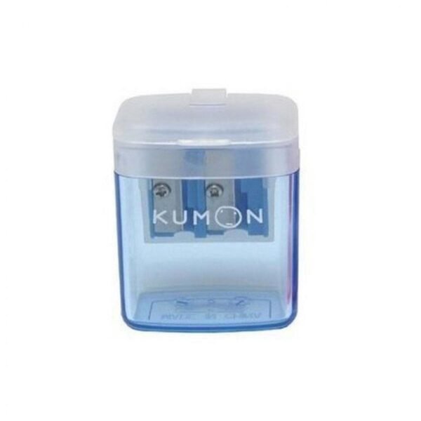 KUMON - 兒童雙孔鉛筆刨 (藍色) ｜附蓋削鉛筆器 - Image 3
