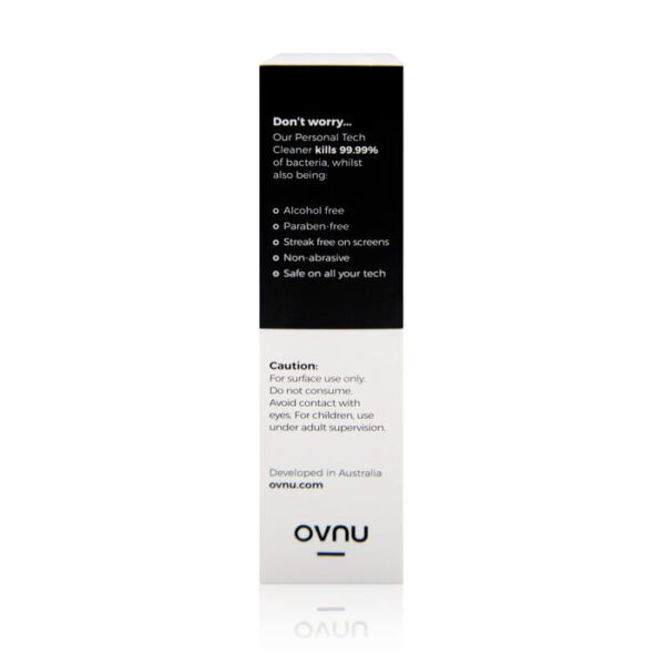 OVNU -電子專用便攜消毒噴霧套裝｜消毒清潔噴霧（100ml）＋ 專用抗菌毛巾（2條） - Image 6