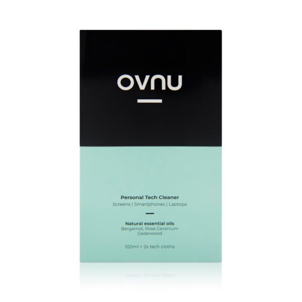 OVNU-電子專用佛手柑淨化除菌噴霧套裝｜精油消毒清潔噴霧（100ml）+ 專用抗菌毛巾（2條） - Image 3