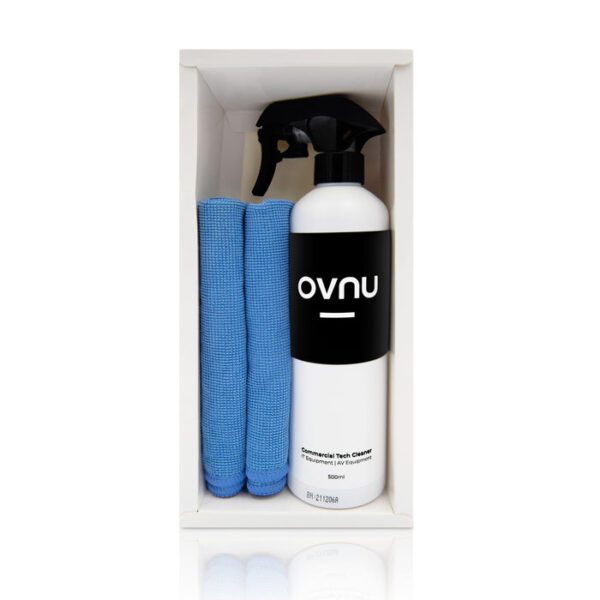 OVNU -電子專用全效消毒噴霧套裝【大】｜消毒清潔噴霧（500ml）＋ 專用抗菌毛巾（2條） - Image 2