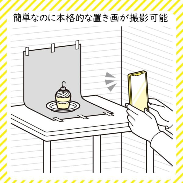 ELECOM - 【一套三款】IG攝影背景紙-(附簡易反光板一張)｜A3 size-297x420mm｜日本製｜拍照攝影道具｜產品拍攝｜商品展示 - Image 9