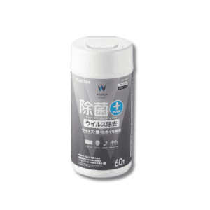 ELECOM - 日本製 高機能抗菌擦拭巾V2 -60枚｜除菌抗菌除臭｜防靜電｜消滅病毒｜適用擦拭鍵盤滑鼠等日常清潔