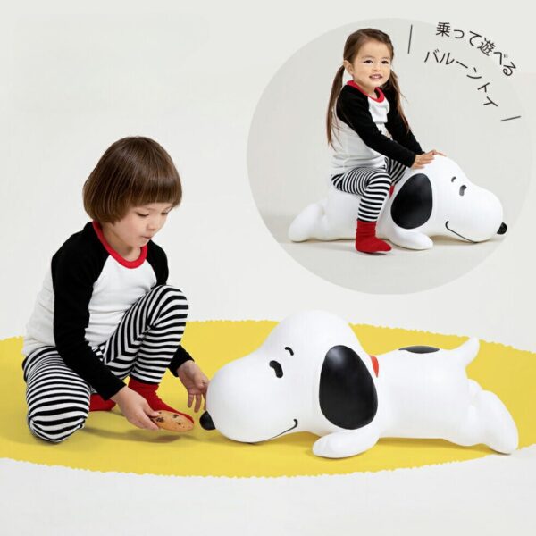 ides - Snoopy Bon Bon Chair 充氣彈彈座椅 | 巧克力曲奇香味｜蹦蹦跳充氣椅｜造型座椅【正品原廠行貨】 - Image 6