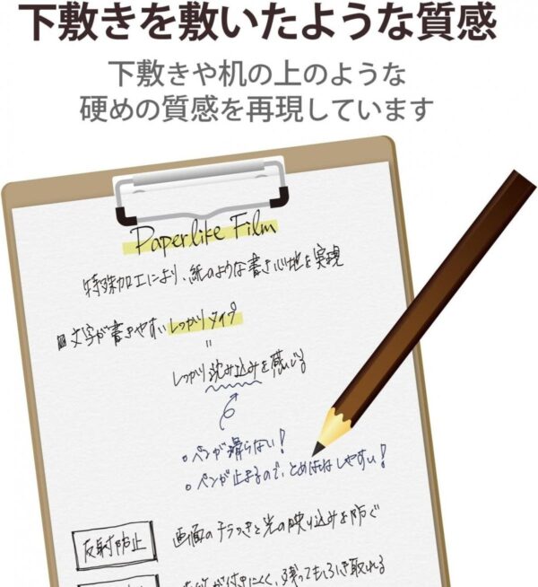 ELECOM - 【韓國製】iPad mini 第6代 紙繪質感保護貼【適合工整仔細書寫質感】｜iPad mini 8.3吋｜文字書寫用 - Image 5