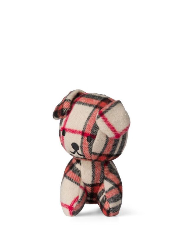 BON TON TOYS - 正品「Miffy / Snuffy」坐姿紅米色白格紋米菲兔公仔 - Image 8