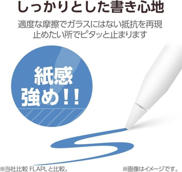 ELECOM - iPad Pro 11/13吋紙繪質感保護貼【上質紙】-易貼式｜2024｜iPad Pro(M4)｜擬紙感｜繪圖畫畫｜日本製 - Image 5