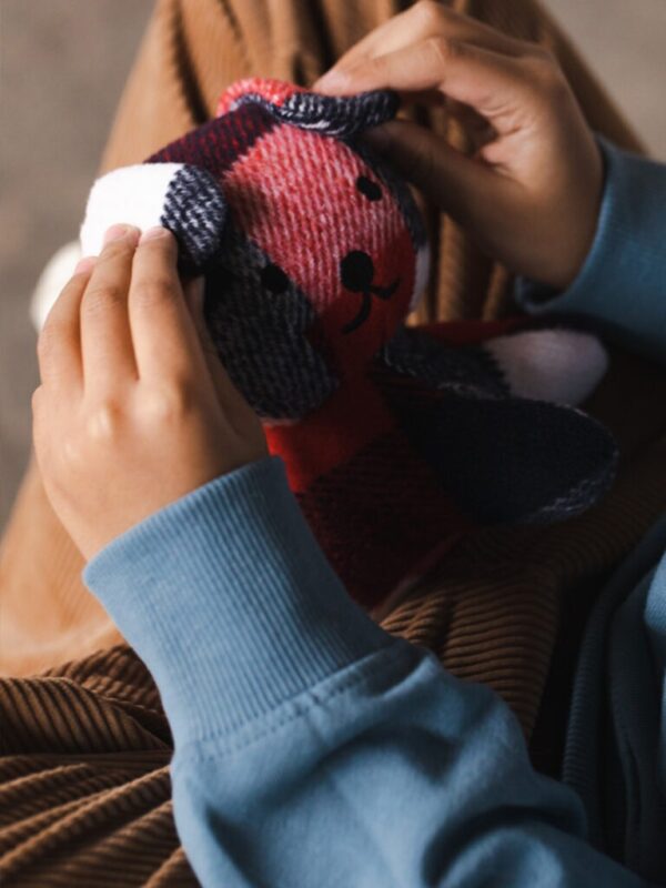 BON TON TOYS - 正品 「Miffy / Snuffy」 紅藍格紋公仔｜米菲兔填充玩偶 - Image 12