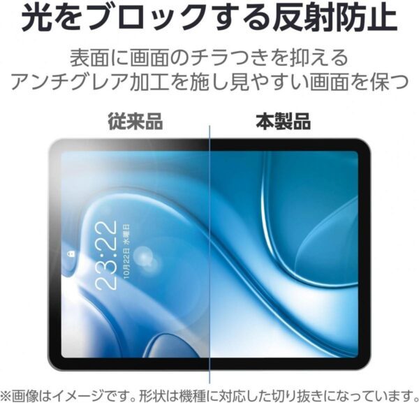ELECOM - iPad Air 11/13吋紙繪質感保護貼【上質紙】-易貼式｜2024｜iPad Air(M2)｜擬紙感｜繪圖畫畫｜日本製 - Image 7