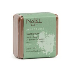 NAJEL 5%月桂油 紅泥黏土 阿勒坡手工古皂 100g (所有膚質適用)