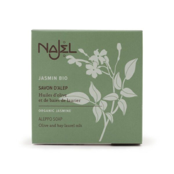 NAJEL 5%月桂油 有機茉莉精油 阿勒坡手工古皂 100g (所有膚質適用)