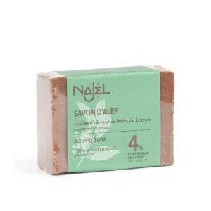 NAJEL 4%月桂油 阿勒頗天然手工古皂 155g (中性肌膚適用)