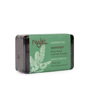 NAJEL 5%月桂油 有機炭 阿勒頗天然手工古皂 100g (中性肌膚適用)