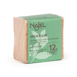 NAJEL 12%月桂油 阿勒坡手工古皂 200g (中性肌膚適用)