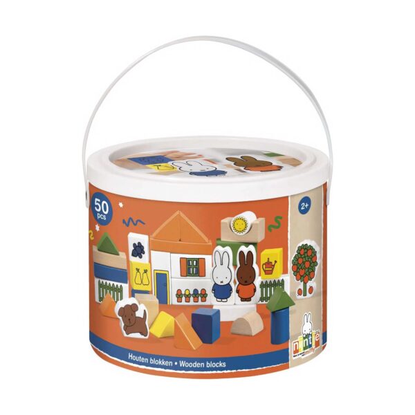 Bambolino Toys Nijntje Miffy Bambolino 木製積木玩具 - 教育玩具 50 件 (2 歲以上)