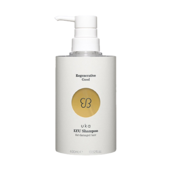 uka IZU 森肽賦活修護洗髮露 400ml (適合受損髮質/粗硬髮)