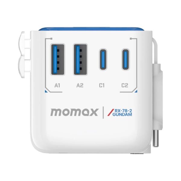 Momax 1-World+ Flow 35W 伸缩充電線旅行插座 (70厘米) | 附有 USB-C 充電線 - Image 9