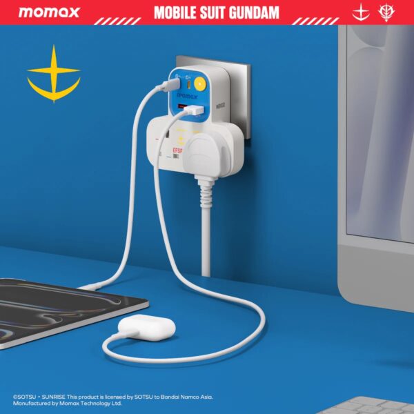 Momax 1-Charge Work Flow USB + 2口T型插座 - Image 3