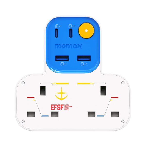 Momax 1-Charge Work Flow USB + 2口T型插座 - Image 5