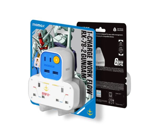 Momax 1-Charge Work Flow USB + 2口T型插座 - Image 7