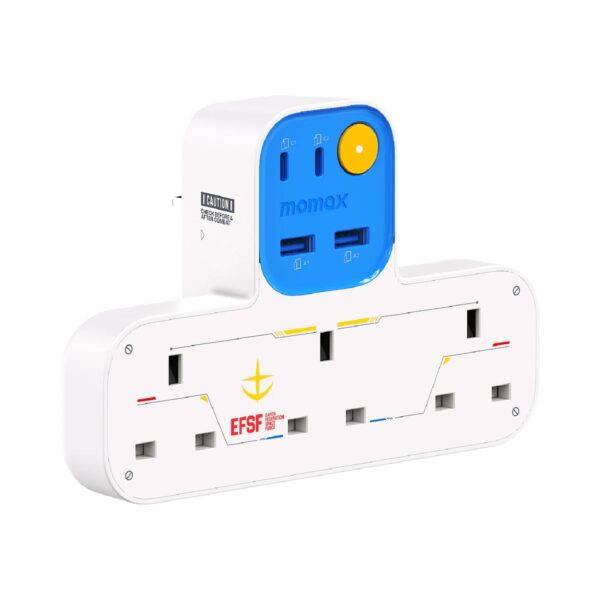 Momax 1-Charge Work Flow USB + 3口T型插座 - Image 7