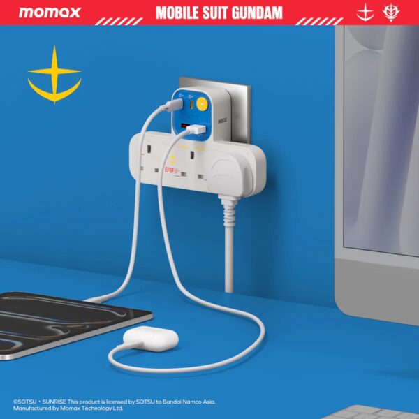 Momax 1-Charge Work Flow USB + 3口T型插座 - Image 3